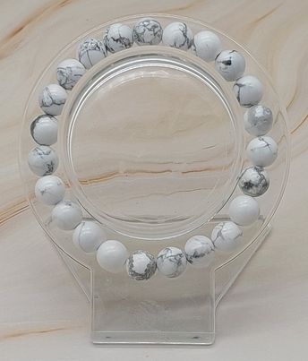 Howlite Bracelets Size 6 1/4