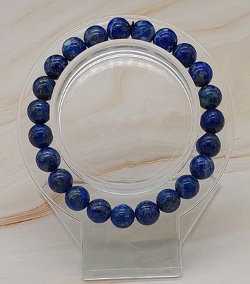 Lapis Lazuli Bracelet  9mm Size 6 1/4