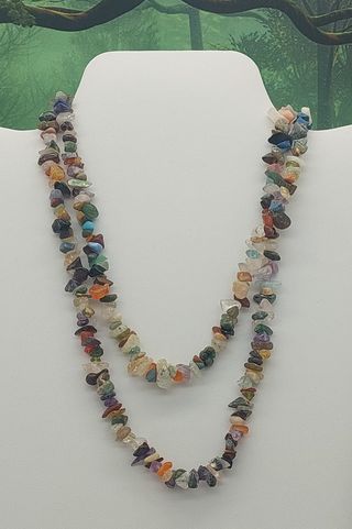 Mixed Chip Chip Necklace 34-36"