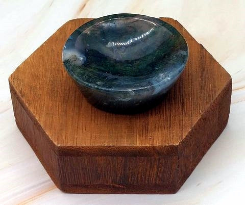 Moss Agate Bowl