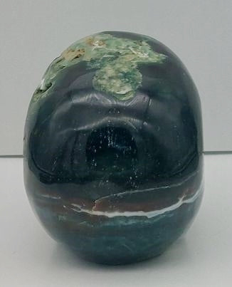 Moss Agate Skull