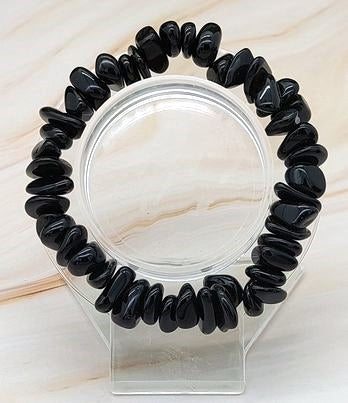 Obsidian Nugget Bracelet size 6 1/2