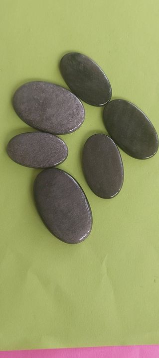 Silver Sheen Obsidian Cabochons