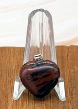 Mahogany Obsidian Heart Pendant