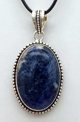 Sodalite Oval Pendant