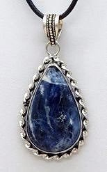 Sodalite Teardrop Pendant