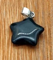 Obsidian Star Pendant