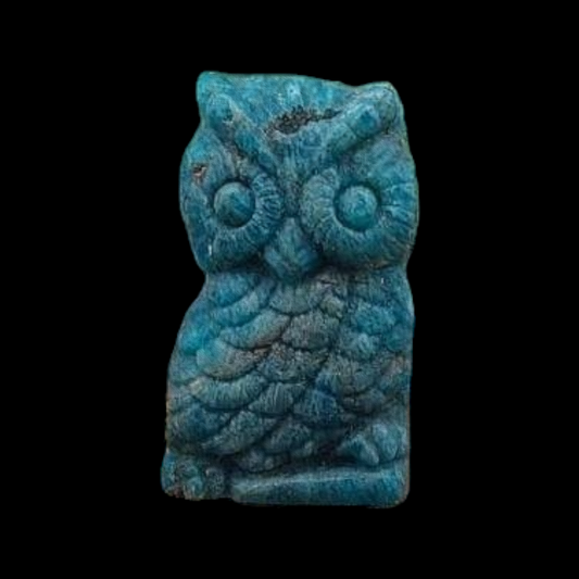 Blue Apatite Owl