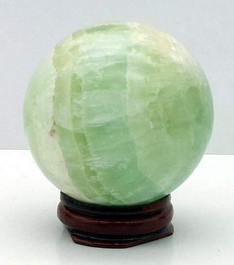 Pistachio Calcite Spheres