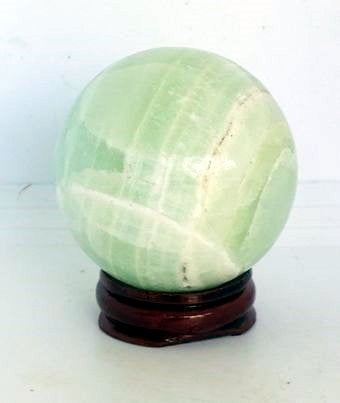 Pistachio Calcite Spheres