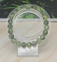 Prehnite 8mm Bead  Bracelet  Size 6 1/2