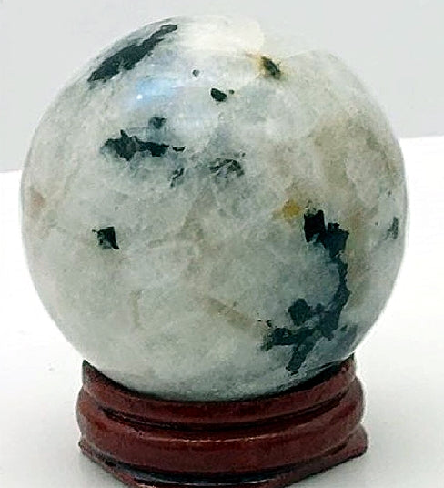 Rainbow Moonstone Spheres