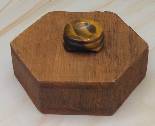 Tiger Eye Round Sphere Stand