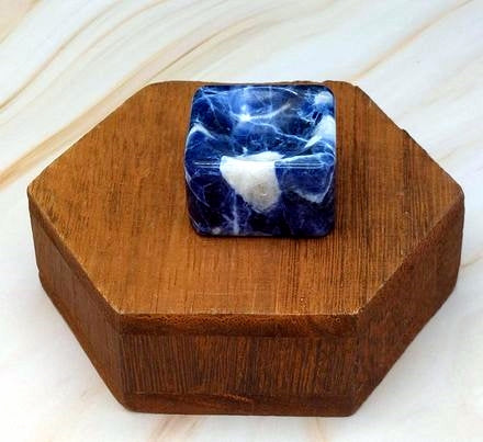 Sodalite Square Sphere Stand