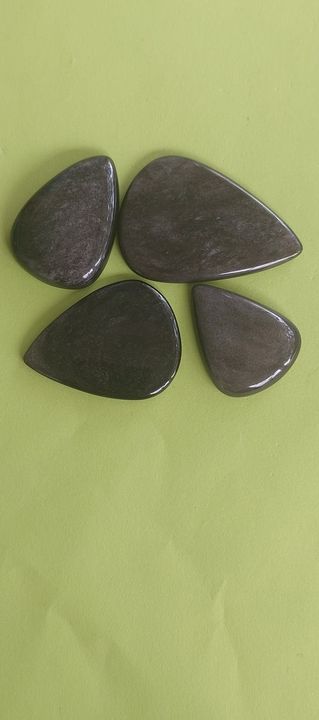 Silver Sheen Obsidian Cabochons