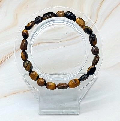 Tiger Eye Chip Bracelet Size 6 1/4