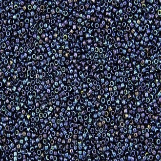 Violet Blue Iris,  15/0 Japanese Round Beads #64