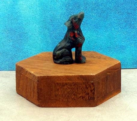 Wolf Carving 2"