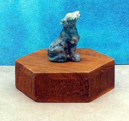 Wolf Carving 2"