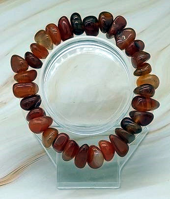 Carnelian Nugget Bracelet Size 6 1/2