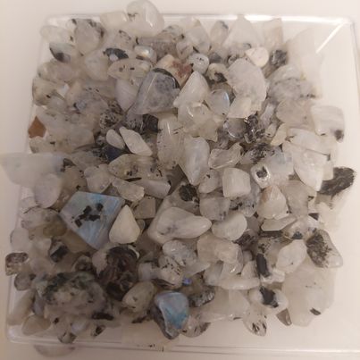 Rainbow Moonstone Chips