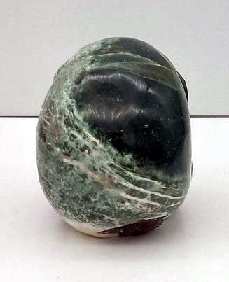 Moss Agate Skull