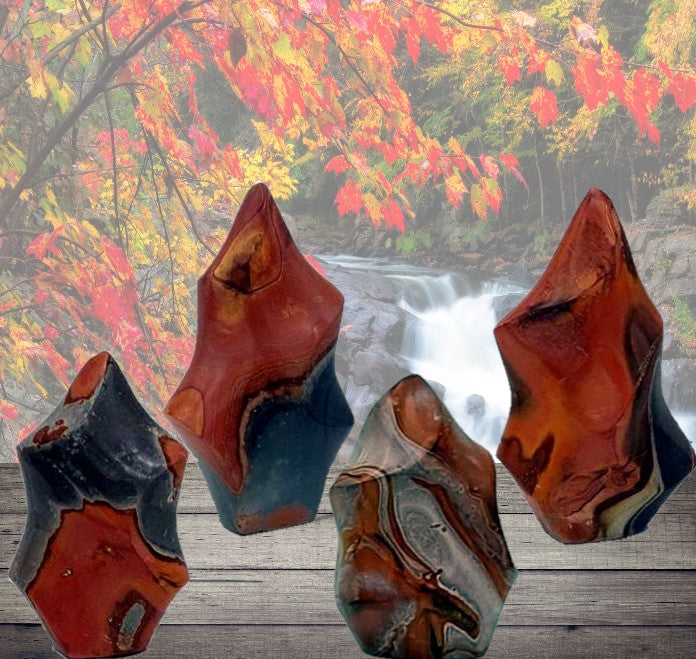 Polychrome Jasper Flames